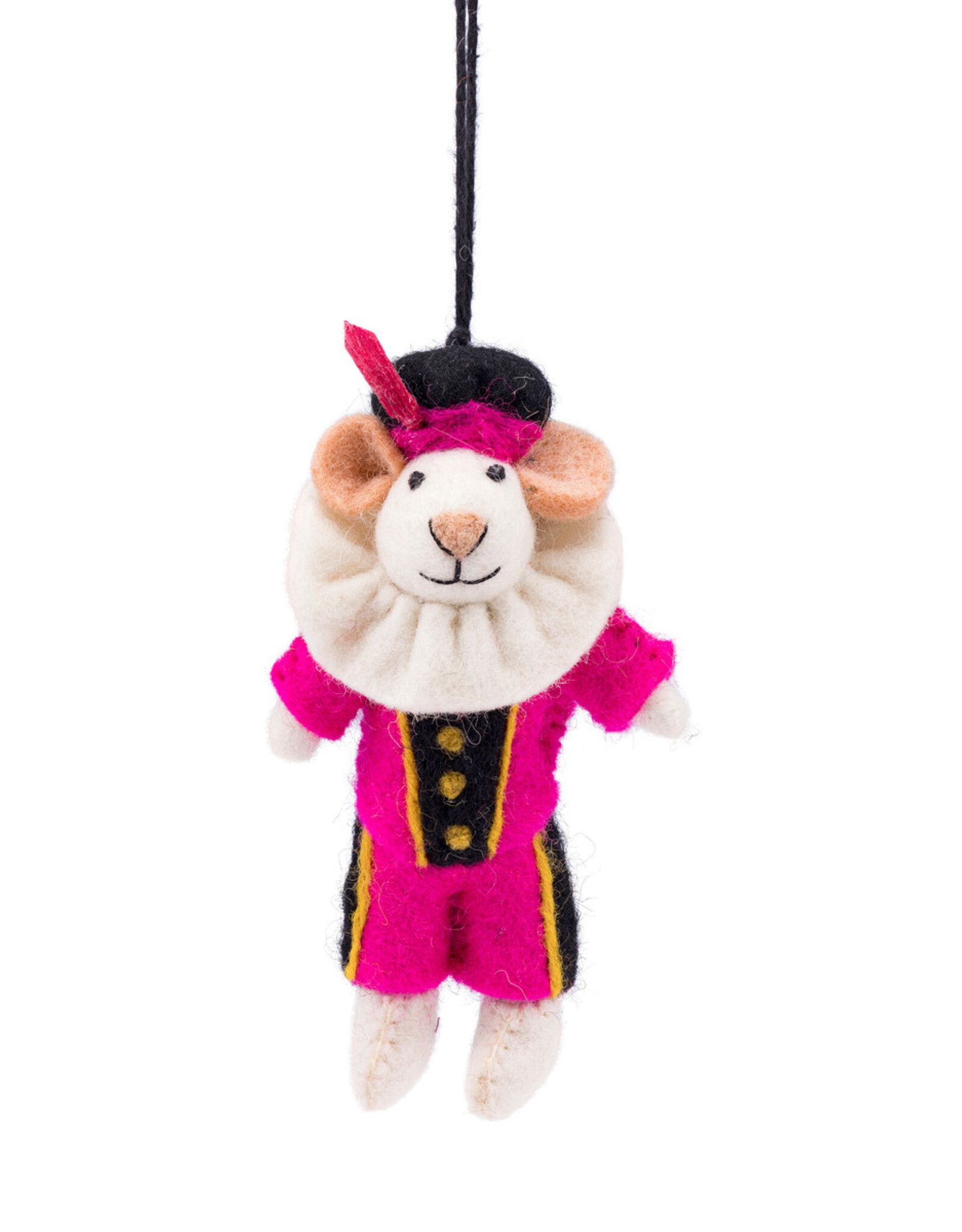 Sjaal met Verhaal Hanger Muis Pietermuis Fuchsia