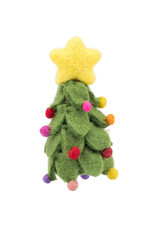Sjaal met Verhaal Vingerpopje Kerstboom Multicolor