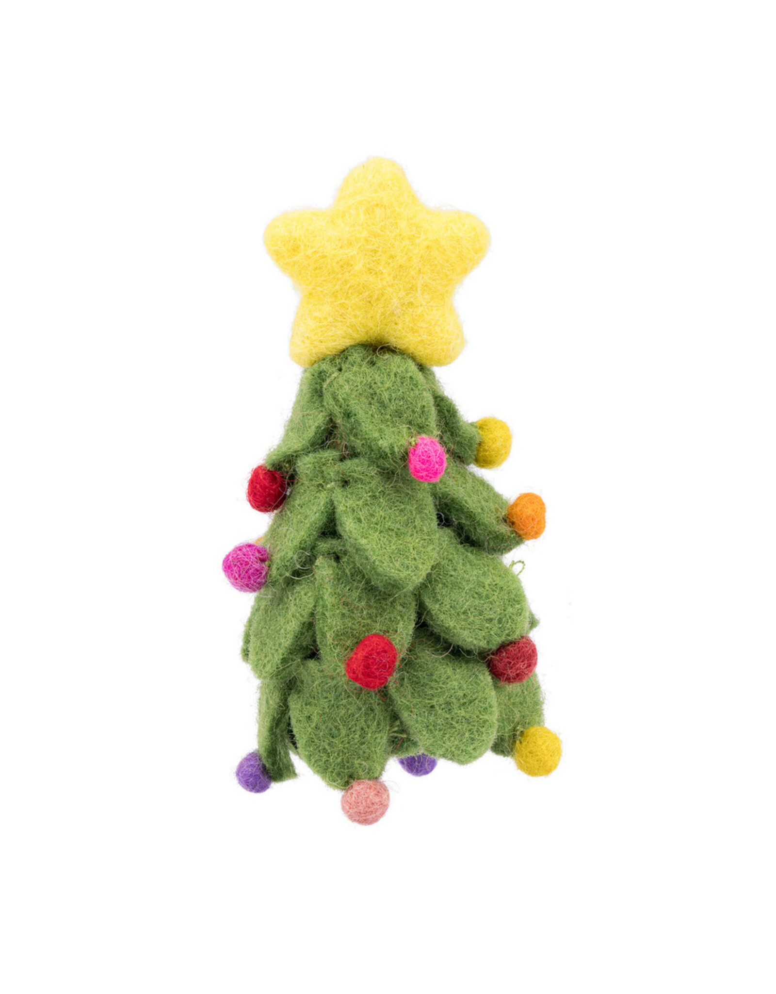 Sjaal met Verhaal Vingerpopje Kerstboom Multicolor