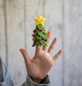 Sjaal met Verhaal Vingerpopje Kerstboom Multicolor