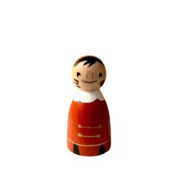 Atelier Nouk Pegdoll Piet donkerrood