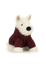 Jellycat Munro Scottie Dog Winter Jumper Outfit