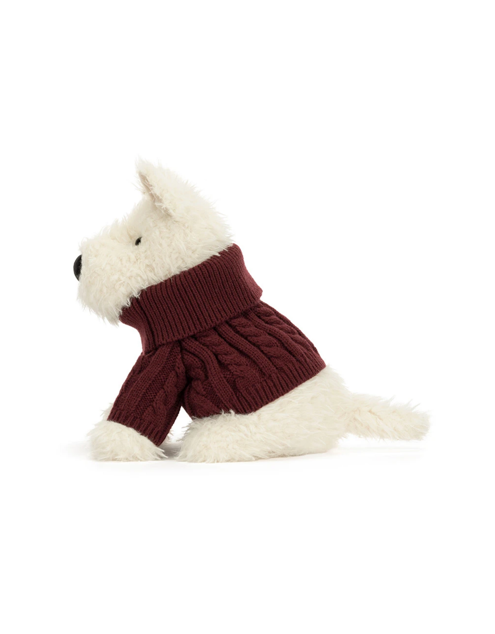 Jellycat Munro Scottie Dog Winter Jumper Outfit