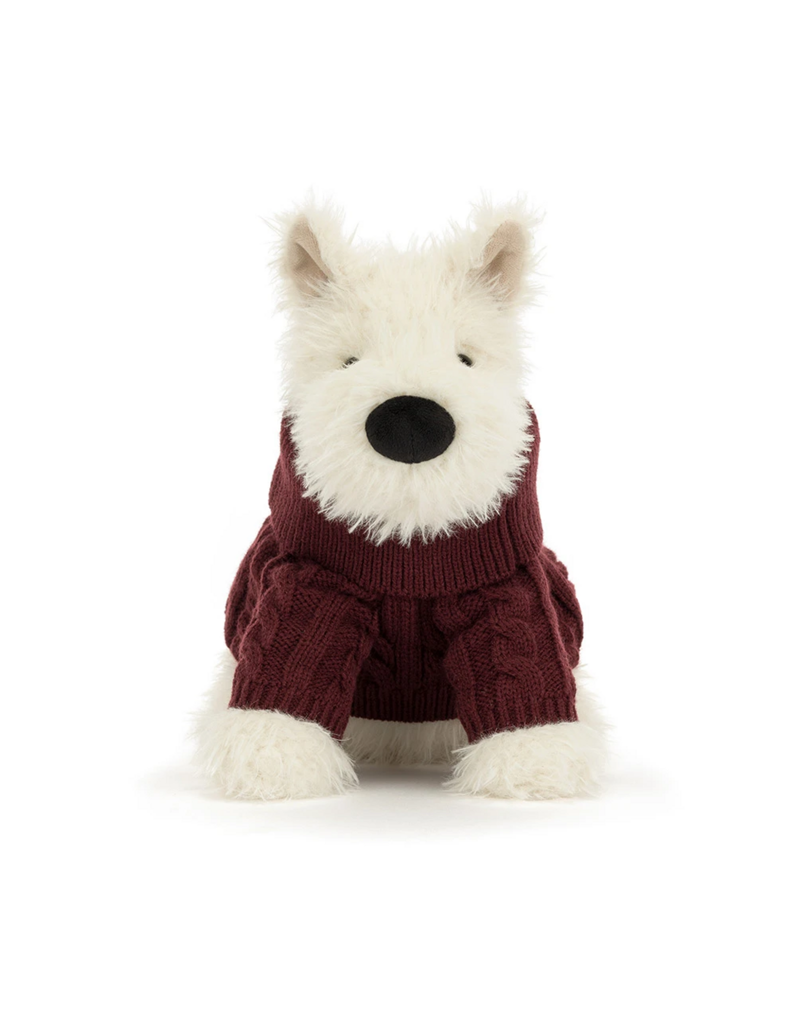 Jellycat Munro Scottie Dog Winter Jumper Outfit