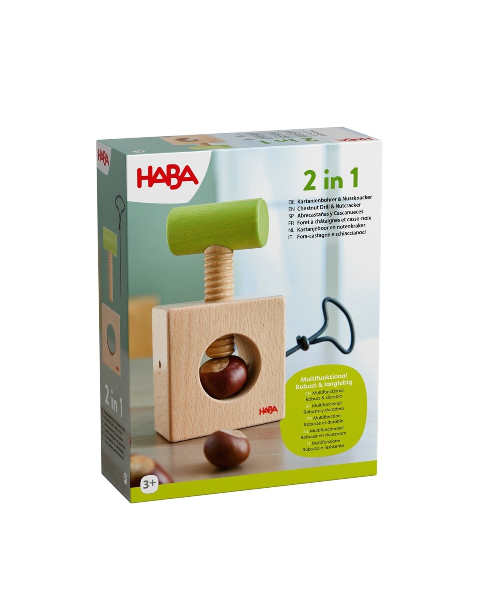 HABA 2in1 Kastanjeboor & Notenkraker
