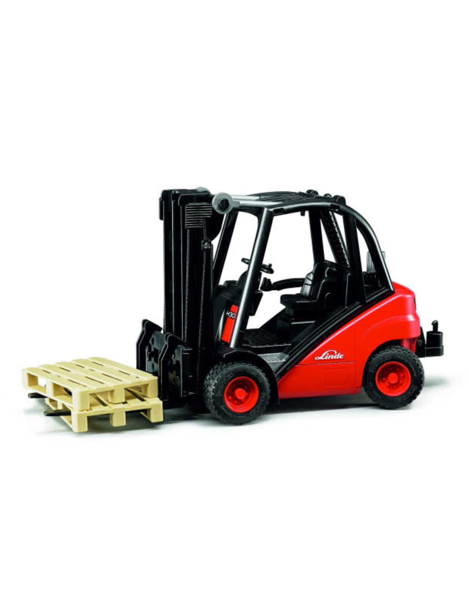 Bruder Linde vorkheftruck H30D met 2 pallets