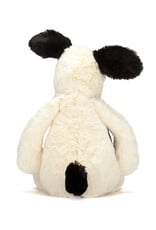 Jellycat Bashful Rufferty Black&Cream Puppy