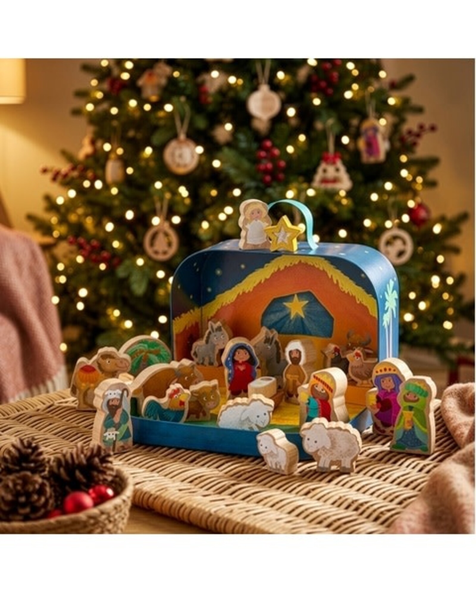 HABA Kerststal in koffertje