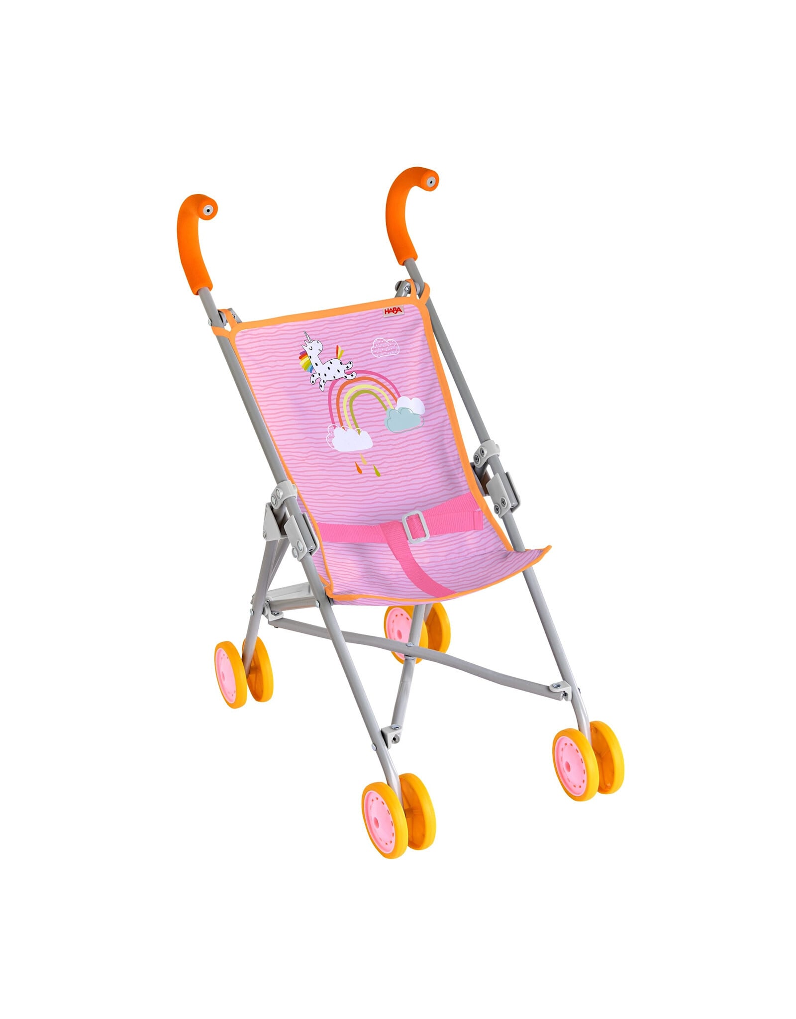 HABA Poppenbuggy Regenboog