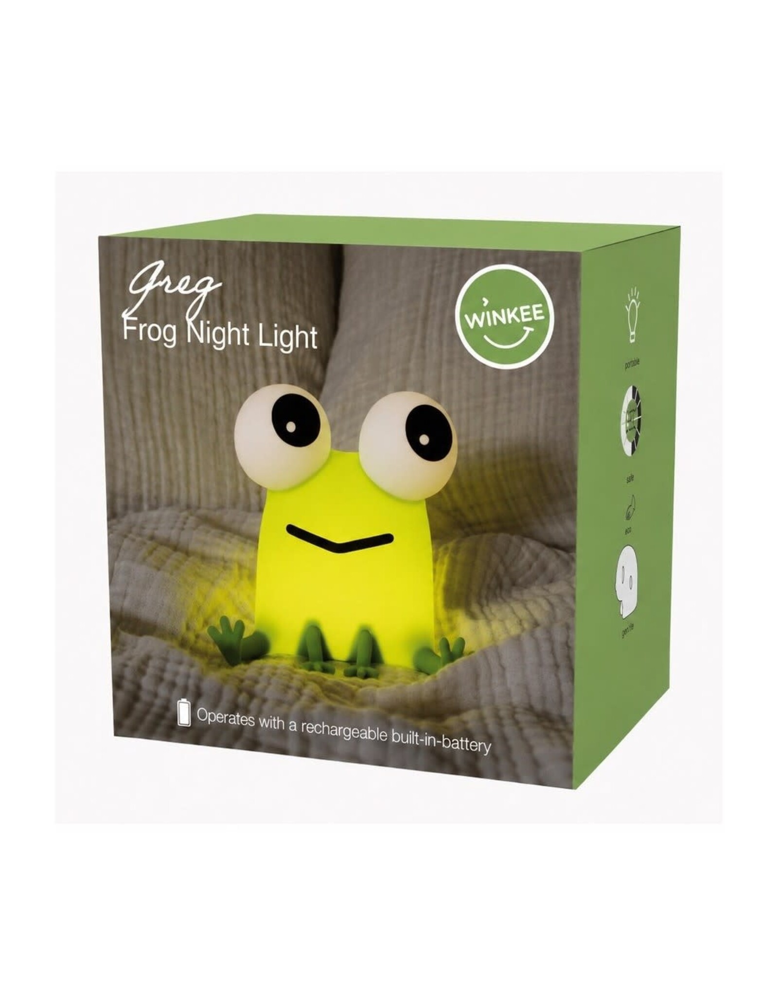 Winkee Nachtlampje Frog Greg