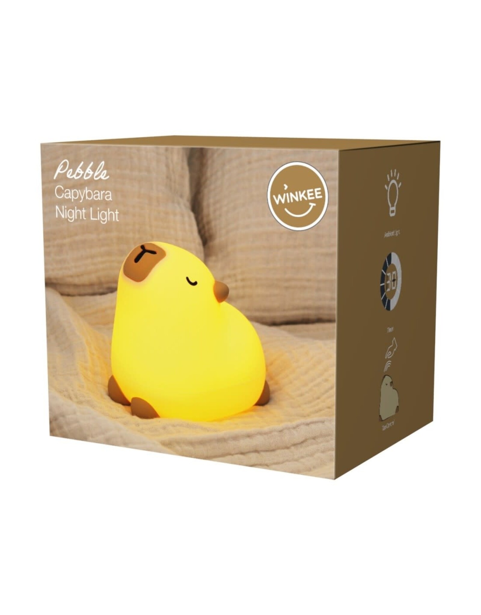 Winkee Nachtlampje Capybara Pebble