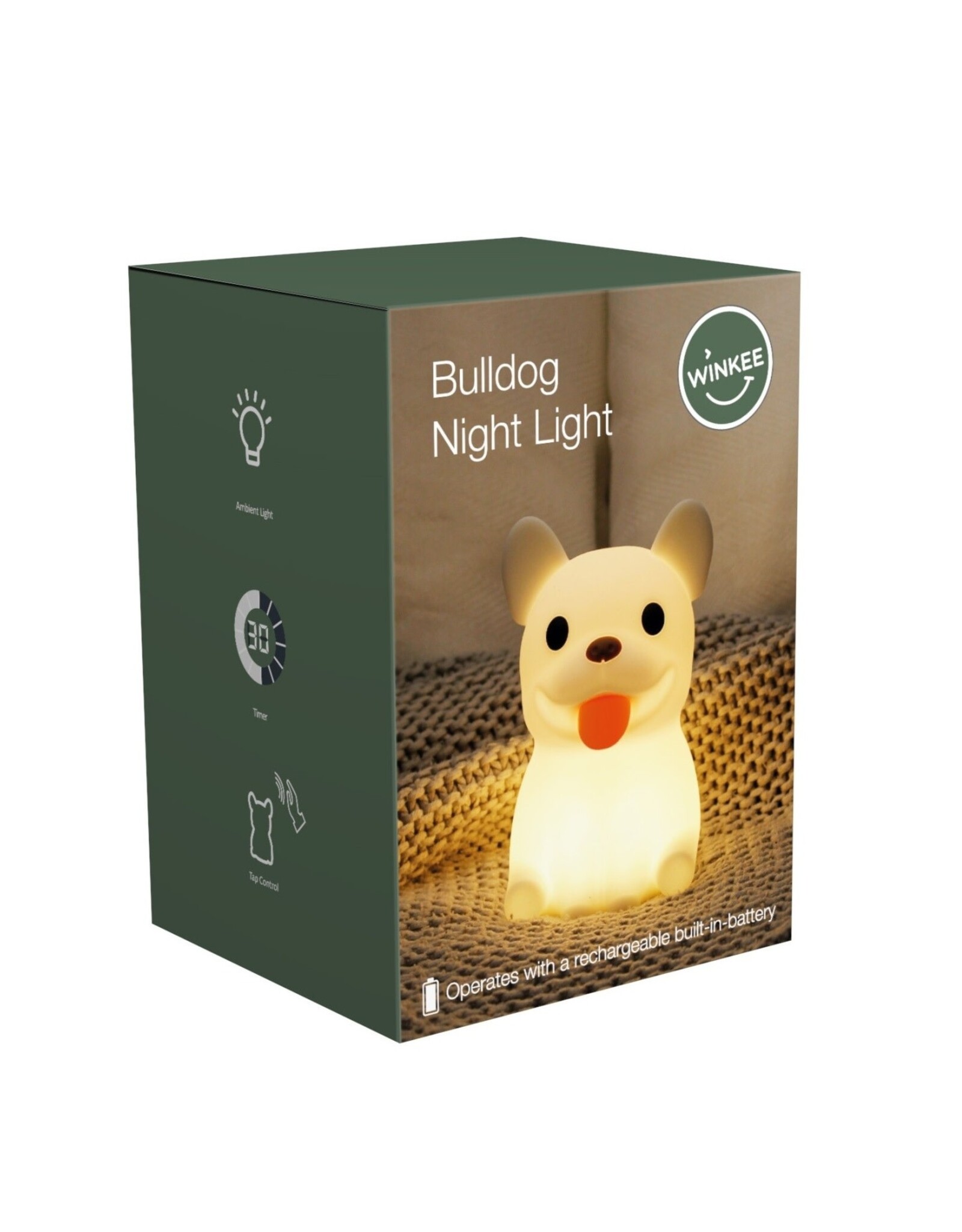 Winkee Nachtlampje Bulldog