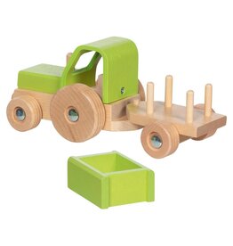 Goki Tractor met aanhangwagen