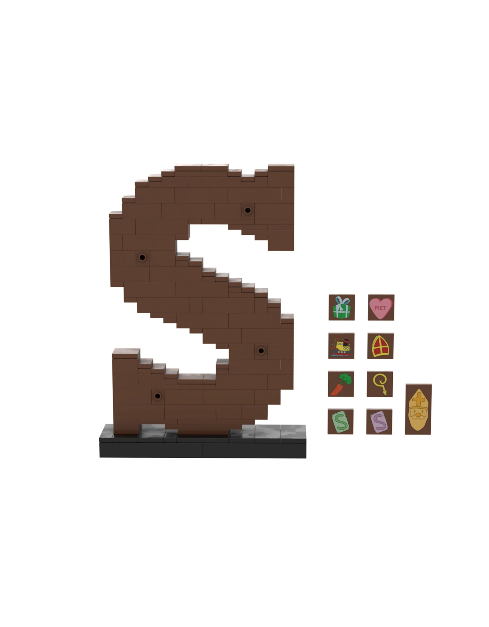 Sintbricks Bouw je eigen chocoladeletter