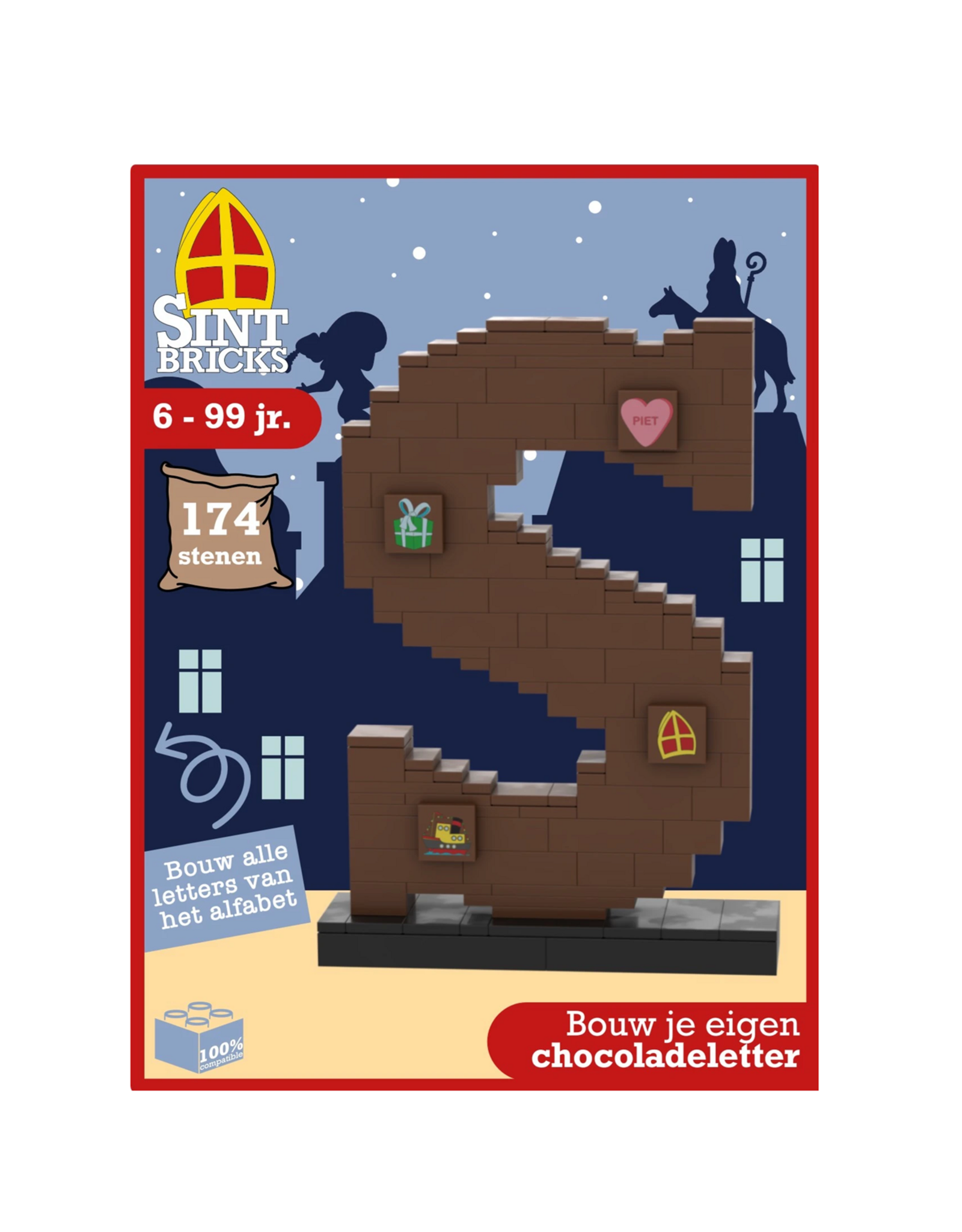 Sintbricks Bouw je eigen chocoladeletter
