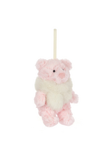 Jellycat Leola Bear Winter Warmer Decoration
