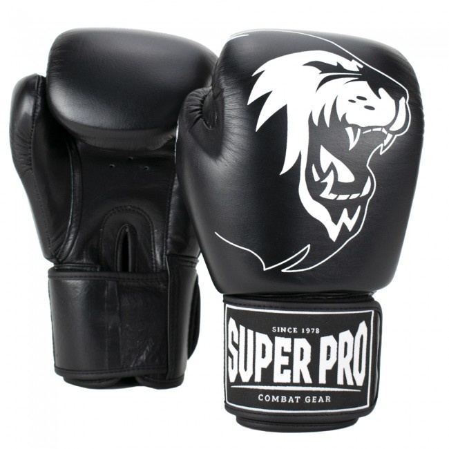 Super Pro Boxing Gloves Warrior Black Fightstyle