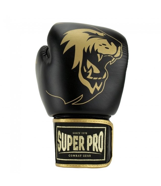 Super Pro Boxing Gloves Warrior Gold Fightstyle