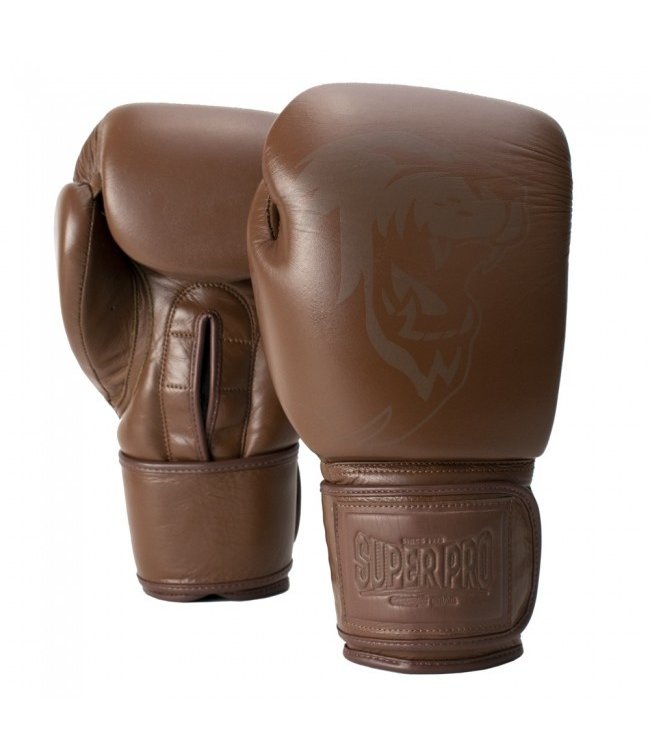 brown boxing gloves