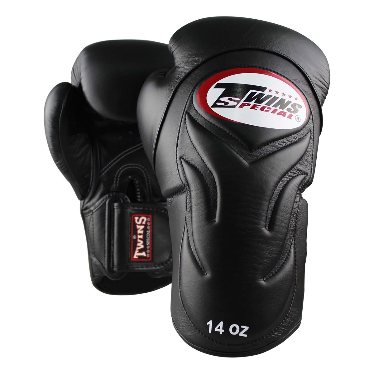 Premium 6 Black-Black BGVL Twins Boxing Gloves 