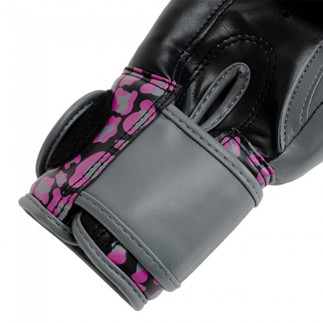 Super Pro Kids Boxing Gloves Leopard Pink Fightstyle