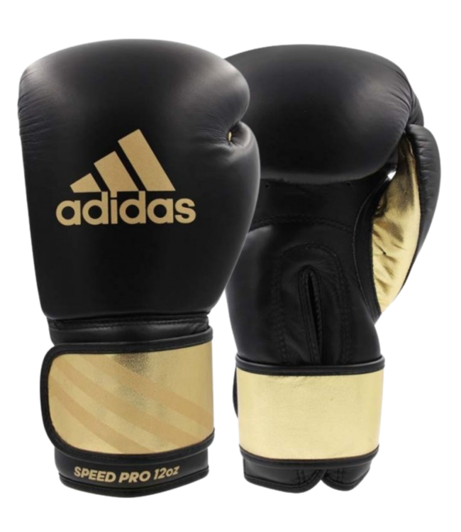 Adidas Boxing Gloves Speed Pro Black/Gold - Fightstyle