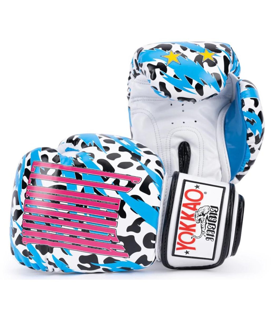 White Boxing Gloves by Yokkao Animalier - Fightstyle