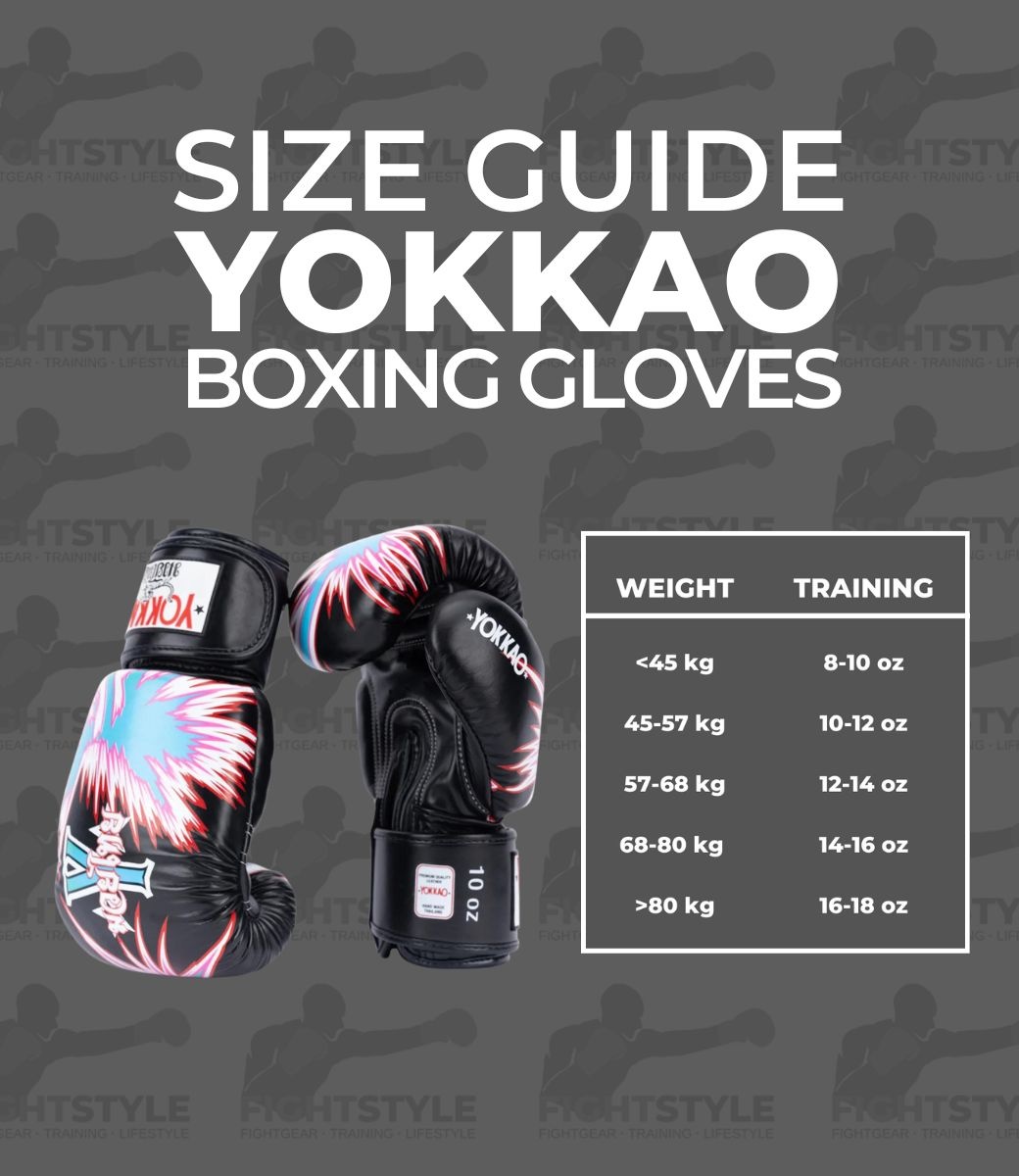 Voorschrijven reactie Uitpakken Zoek je de juiste maat Yokkao bokshandschoenen? - Fightstyle
