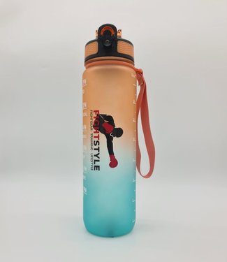 Fightstyle Water Bottle Rainbow Orange