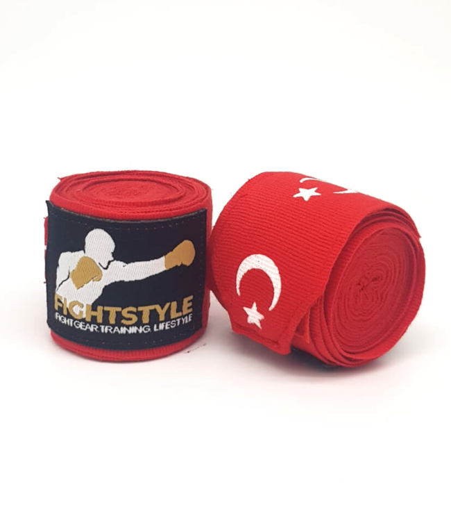 commentaar Oefening Norm Fightstyle Bandage Met Turkse Vlag Kopen? - Fightstyle