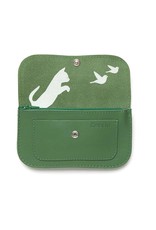 Keecie Cat Chase Medium Wallet, Forest