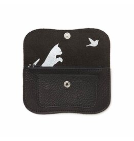 Keecie Cat Chase Small Wallet, Black