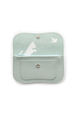 Keecie Cat Chase Small Wallet, Dusty green