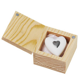 Raeder Love to go - Hartje in houten doosje