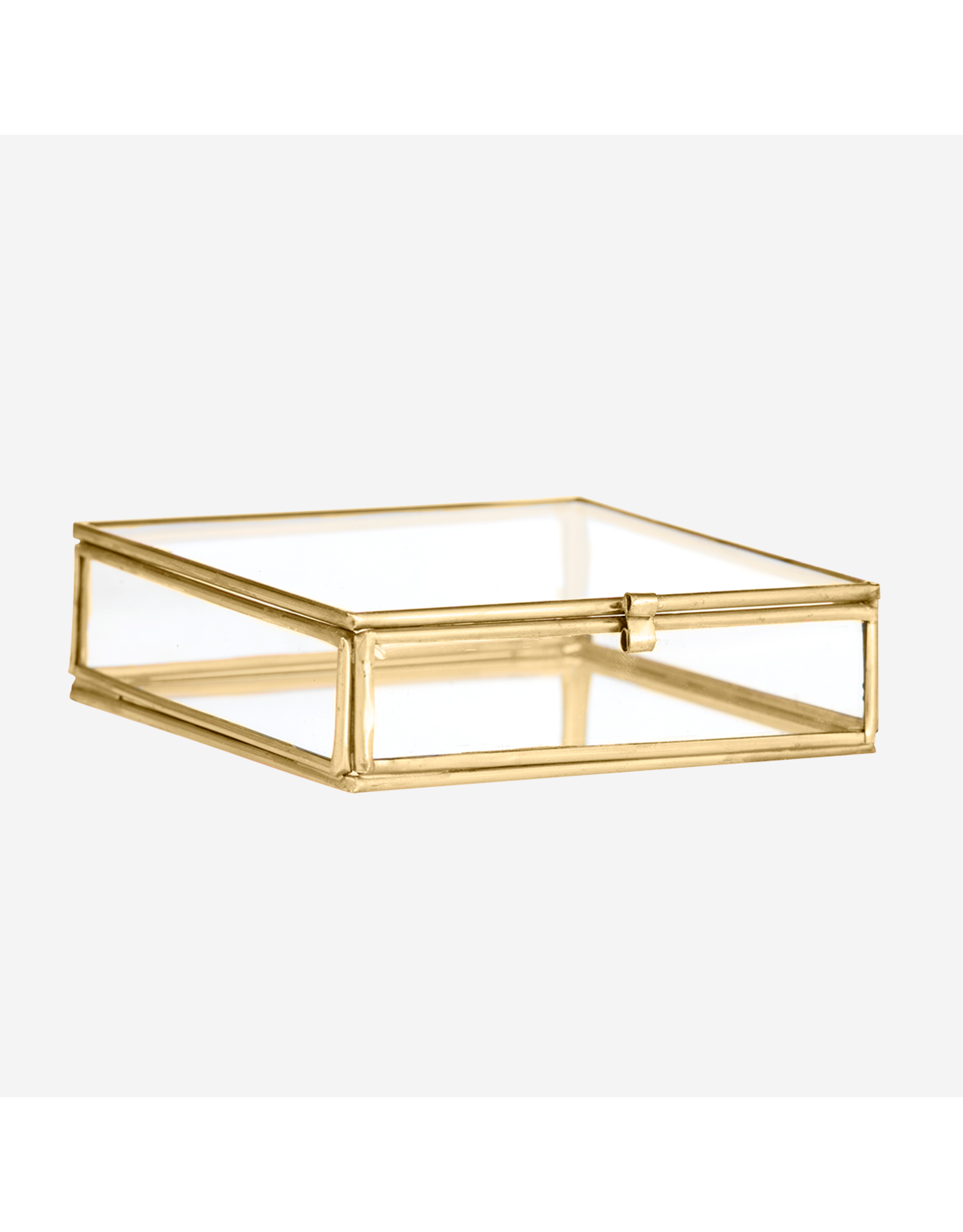 Glazen doos met gouden rand | Mus in een Plas - Mus in een plas