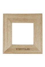 Storytiles Lijst voor tegeltje - 10 x 10 x 2 cm - Duurzaam eikenhout - Met ophangsysteem