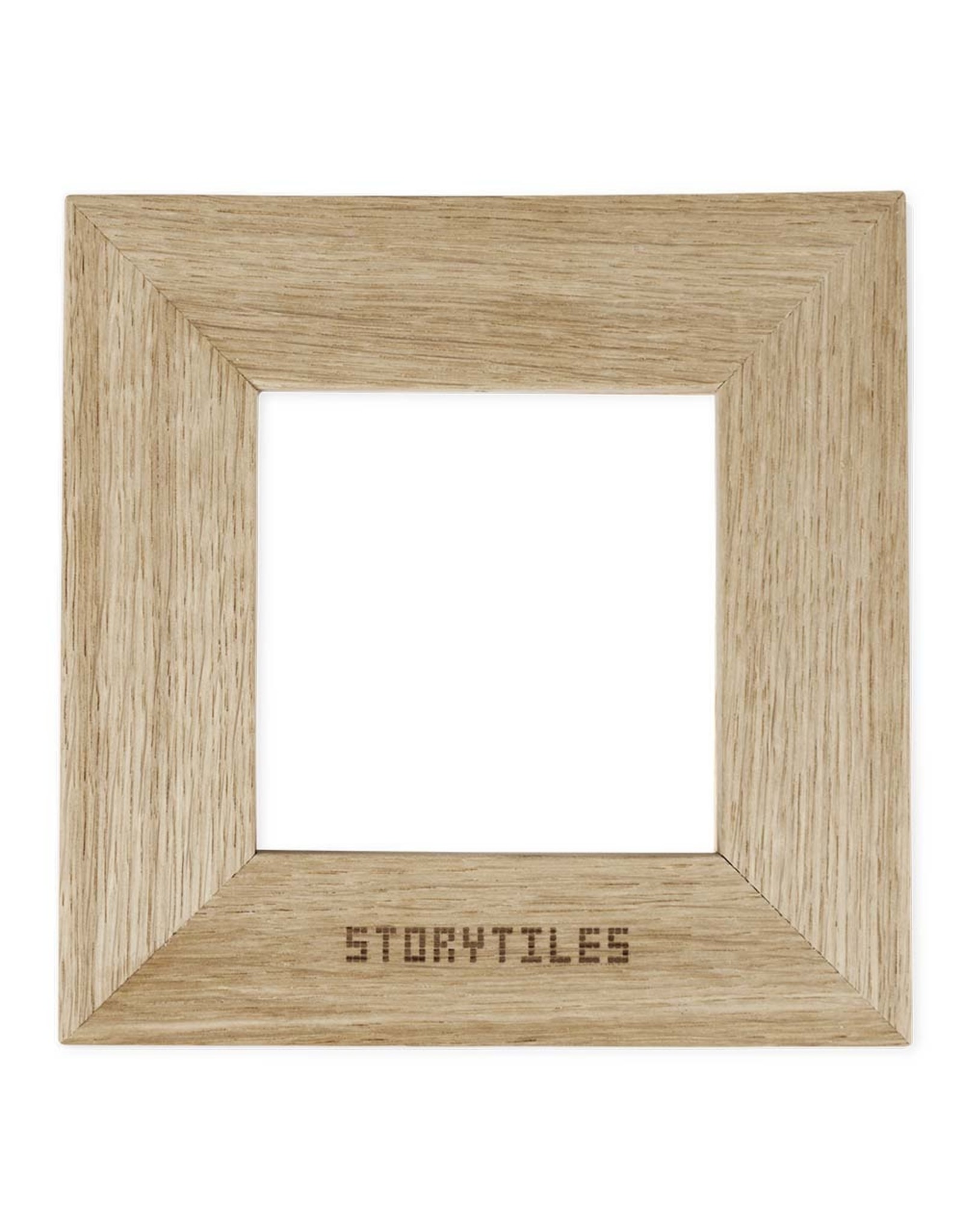 Storytiles Lijst voor tegeltje - 10 x 10 x 2 cm - Duurzaam eikenhout - Met ophangsysteem