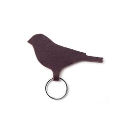 Keecie Sleutelhanger Mini tweet, Aubergine