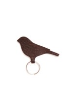 Keecie Sleutelhanger Mini tweet, Dark brown used look