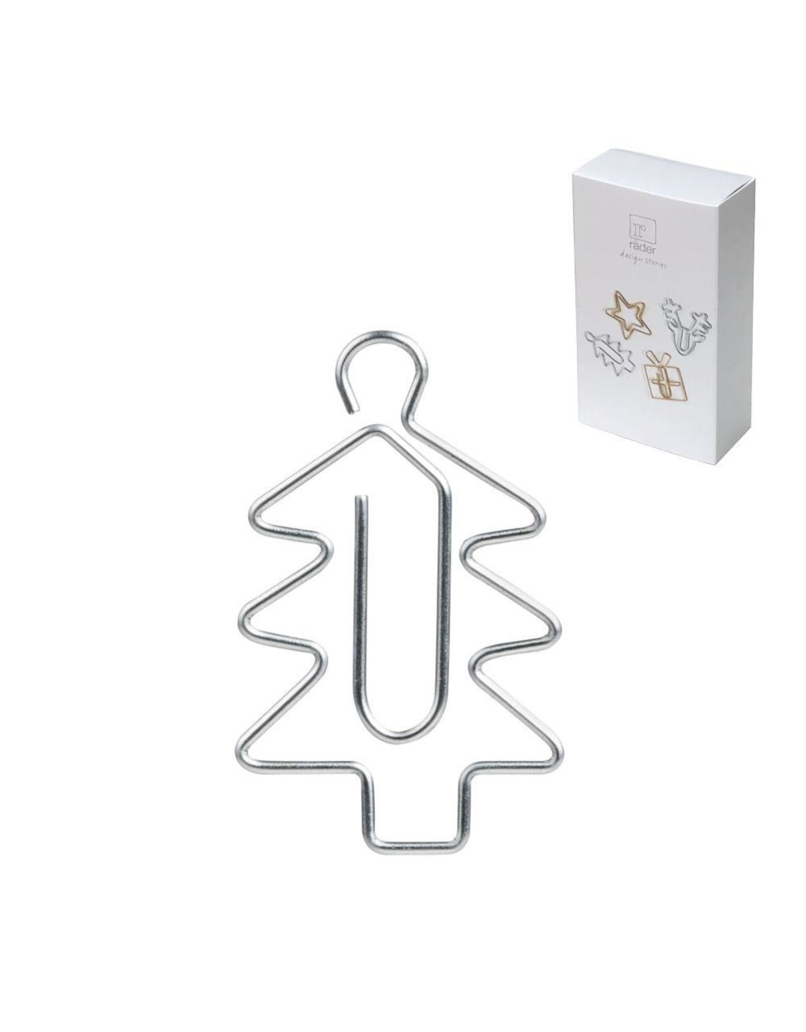 Raeder Paperclip Kerstboom - Zilver