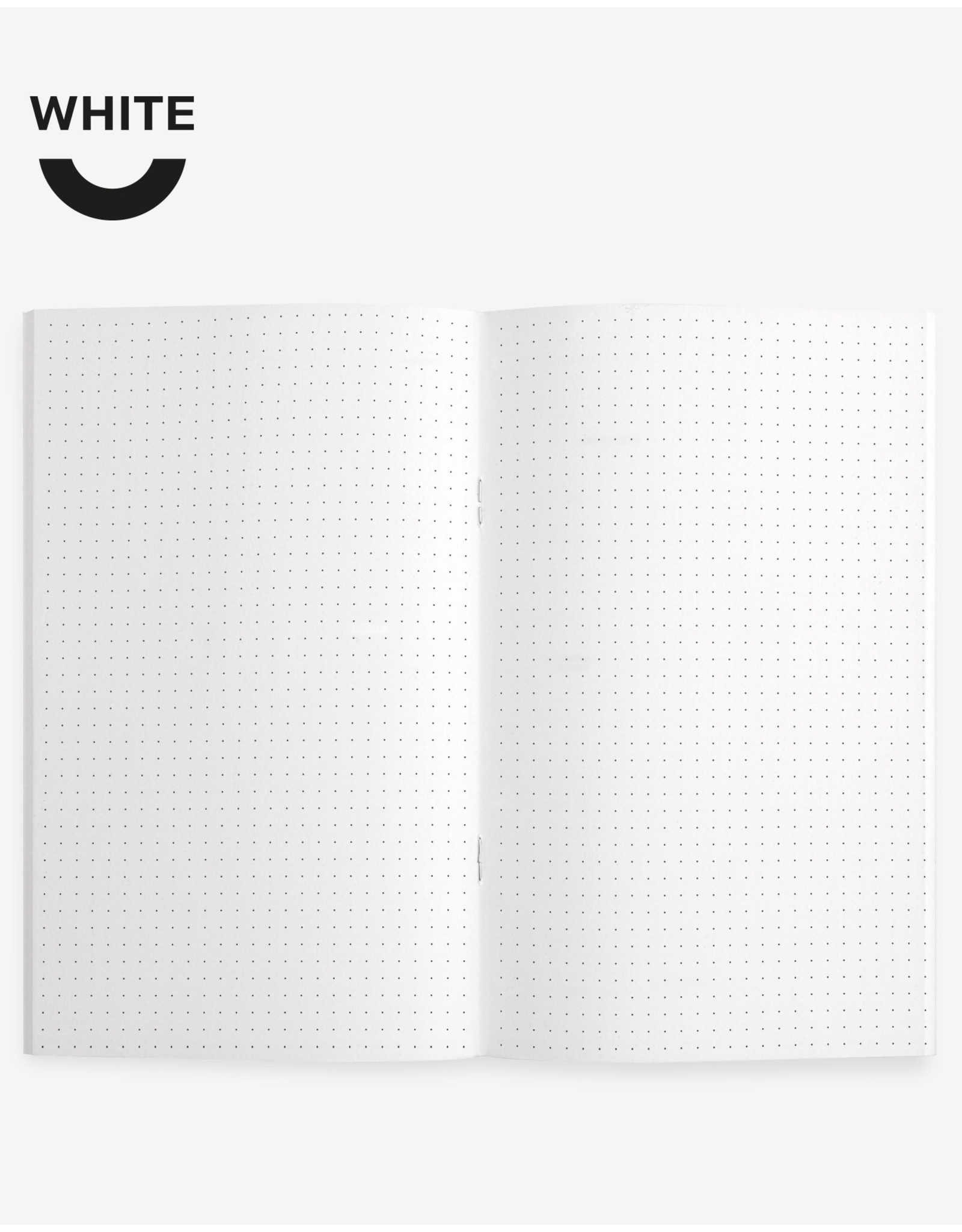 Modimo Bullet journal Beige - My plan - White - 13 x 21 cm - Flexible regenerated leather