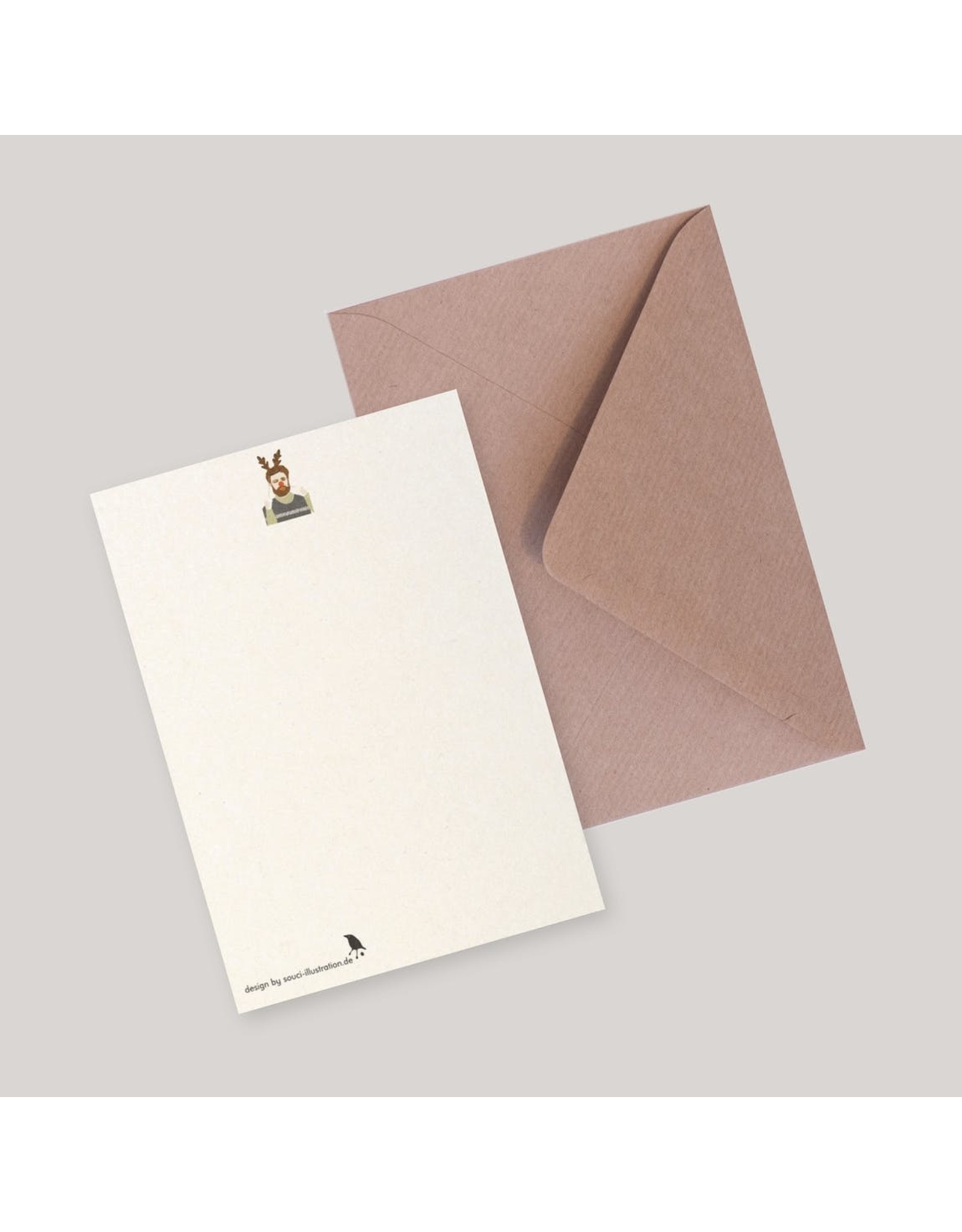 Souci-illustration Wenskaart - Kerst - Kerst Fotobooth - Postkaart + Envelope - 10 x 15cm