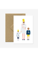All The Ways to Say Wenskaart - Best mum ever - Dubbele kaart + Envelop - 11,5 x 16,5 - Blanco