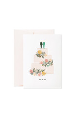 Card Nest Wenskaart - Mr & Mr - Dubbele Kaart met envelop - blanco