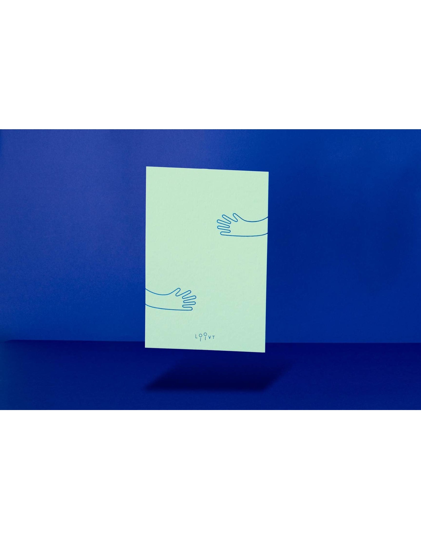 Loovt Wenskaart - Lifelines, Een Knuffel - Deluxe troostkaart Met foliedruk + enveloppe