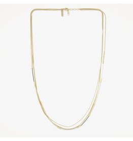 Judith Benita Ketting Ethel Multi Rangs - Zwart