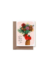 Reddish Design Wenskaart - Big Thank You - Dubbele kaart + Envelope - 10 x 15cm