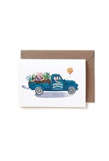 Reddish Design Wenskaart - Special Bday Delivery Truck - Dubbele kaart + Envelope - 10 x 15cm