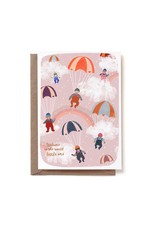 Reddish Design Wenskaart - Baby Sky - Dubbele kaart + Envelop