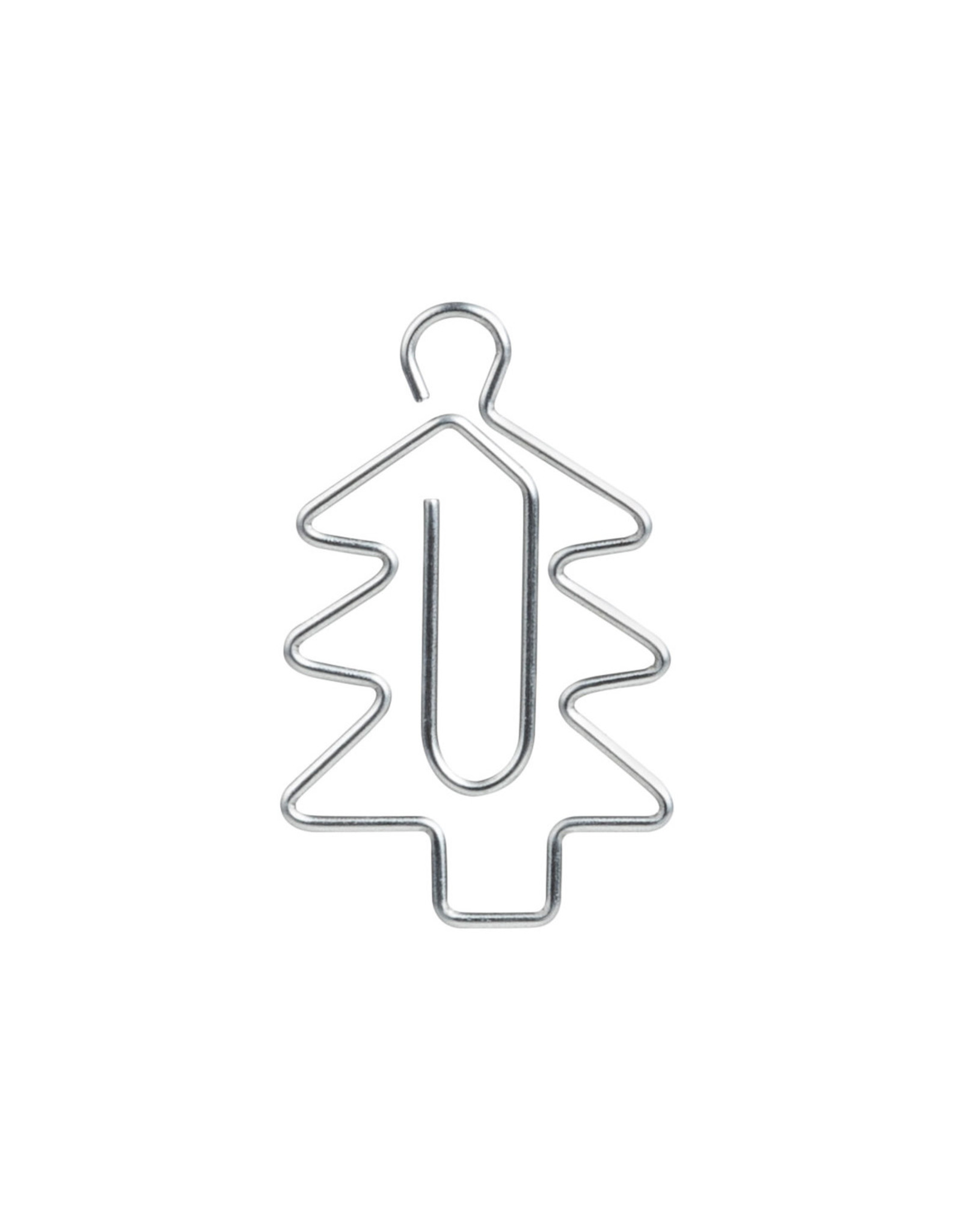 Raeder Paperclip Kerstboom - Zilver